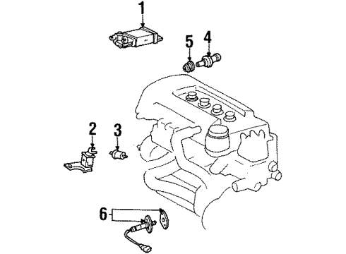 2000 Chevy Prizm Emission Components Diagram