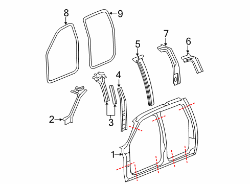 2011 GMC Sierra 1500 Uniside Diagram