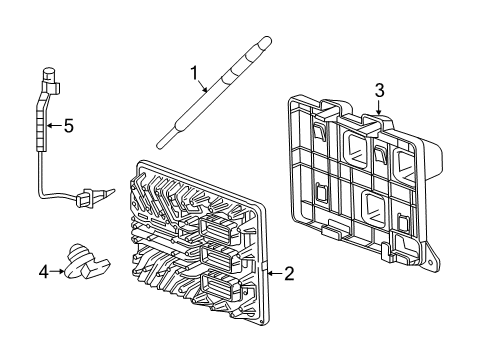 2021 GMC Canyon Ignition System - Diesel Controls Diagram