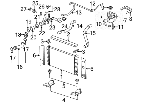 2004 Chevy Malibu Crankshaft Position Sensor Diagram for 12567712
