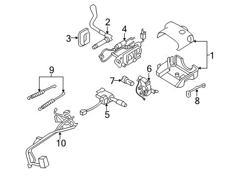2006 Pontiac Montana Cover Package Diagram for 88963435