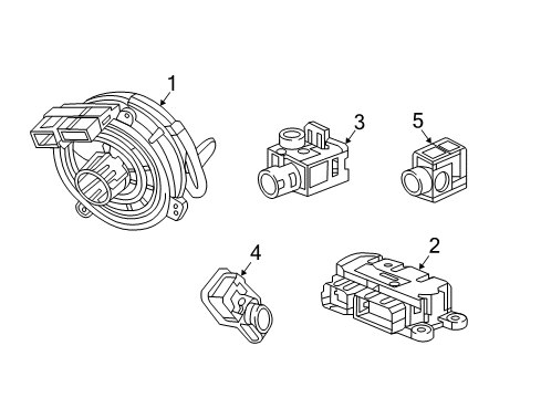 2018 GMC Canyon Air Bag Components Diagram 2 - Thumbnail