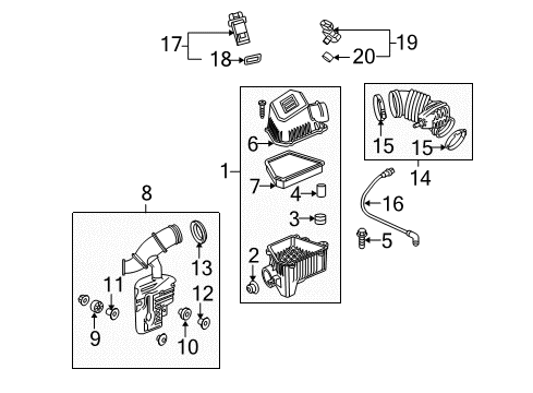 2010 Chevy Equinox Air Intake Diagram