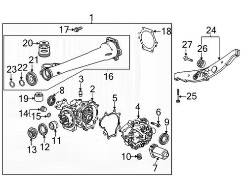 2022 Buick Encore GX Differential Assembly Diagram for 42789511