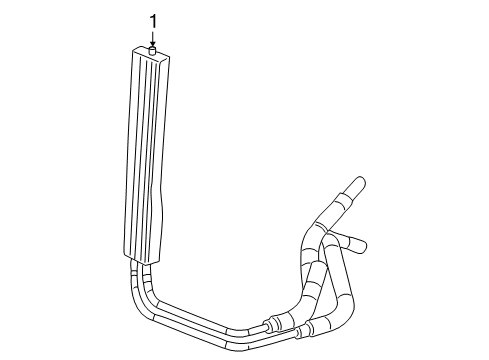 2011 GMC Sierra 1500 Power Steering Oil Cooler Diagram