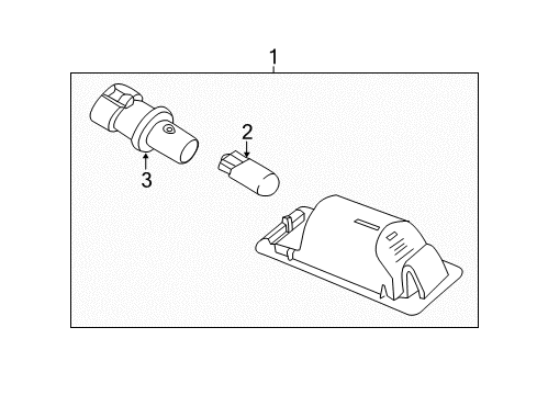 2014 Chevy SS License Lamps Diagram