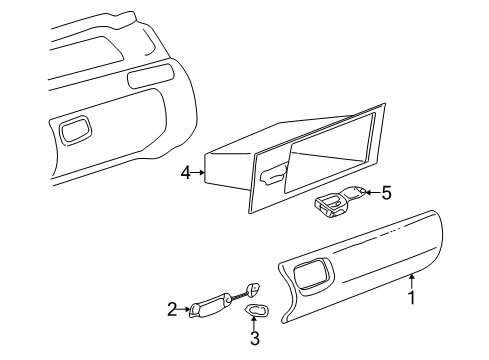 2000 Cadillac Seville Glove Box Diagram