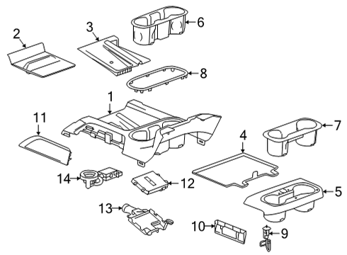 2023 GMC Sierra 3500 HD Anti-Theft Components Diagram