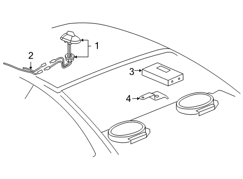2005 Chevy Cavalier Antenna & Radio Diagram