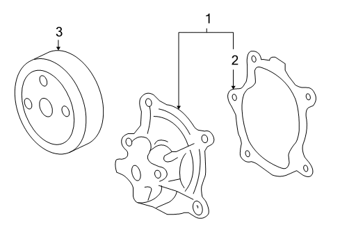 2011 Chevy Impala Cooling System, Radiator, Water Pump, Cooling Fan Diagram