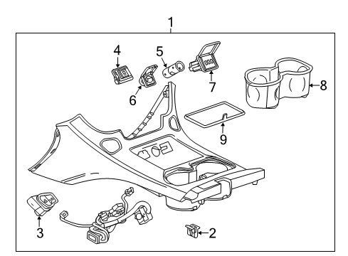 2016 Chevy Suburban Switch Diagram for 23105961