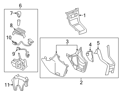 2013 Chevy Captiva Sport Mount Bracket Diagram for 96625324