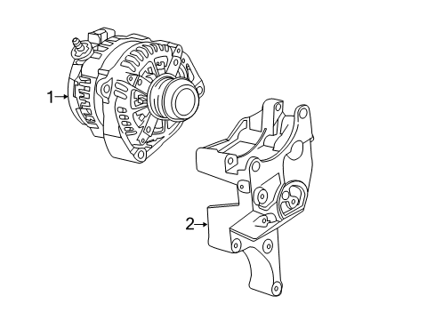 2018 GMC Yukon Alternator Diagram 2 - Thumbnail