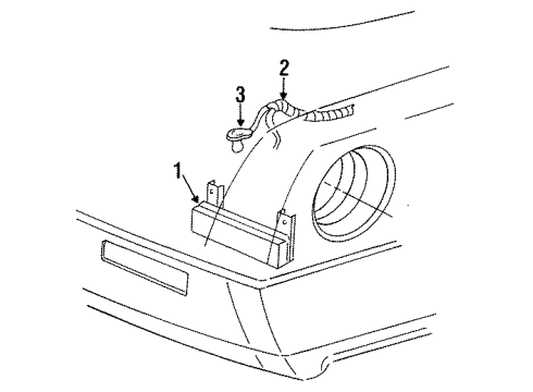1994 Chevy Corvette Side Marker Lamps Diagram