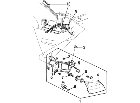 2002 Oldsmobile Silhouette Bulbs Diagram