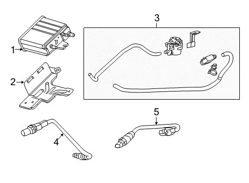 2017 Cadillac Escalade Emission Components Diagram