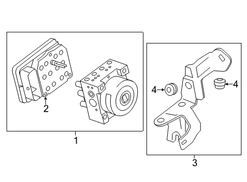 2019 Chevy Impala ABS Components Diagram