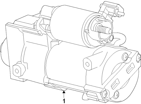 2021 GMC Sierra 1500 Starter Diagram