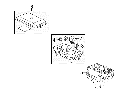 2009 Hummer H2 Fuse & Relay Diagram