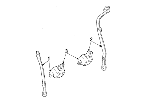 1991 Chevy C2500 Seat Belt Diagram