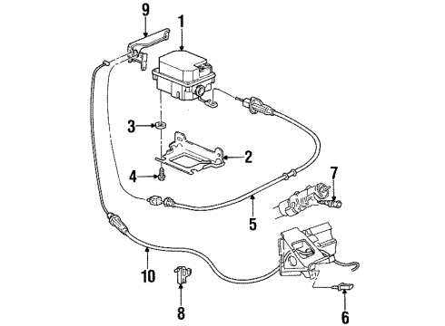 1997 Oldsmobile 88 Cruise Control System Diagram
