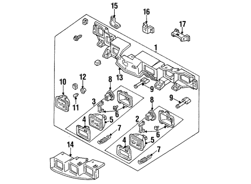 1993 Oldsmobile Cutlass Supreme Socket & Wire Diagram for 12001470
