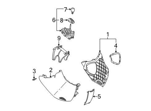 2007 Chevy Equinox Gear Shift Control - AT Diagram