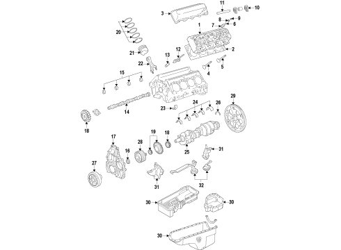 2013 GMC Sierra 2500 HD Motor Mount, Driver Side Diagram for 25814752
