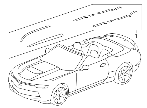 2022 Chevy Camaro Stripe Tape Diagram 3 - Thumbnail