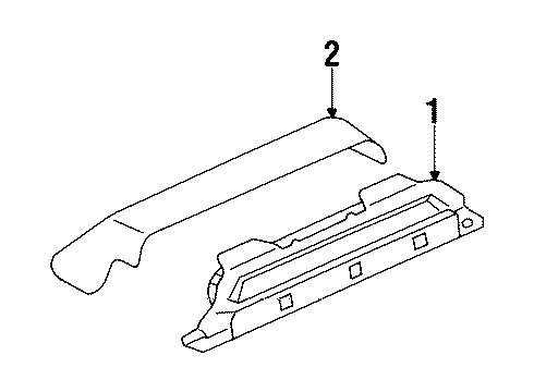 1994 Buick Roadmaster High Mount Lamps Diagram