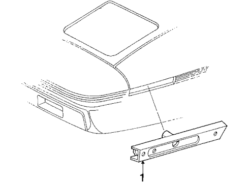 1985 Pontiac Fiero Front Lamps - Side Marker Lamps Diagram