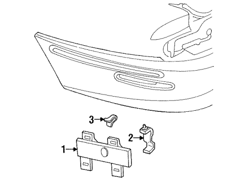 1997 Buick Riviera Side Marker Lamps Diagram