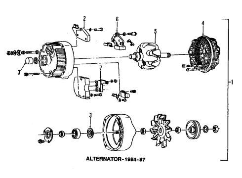 1985 GMC Caballero Alternator Diagram