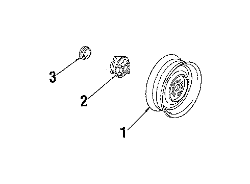 1988 Cadillac Cimarron Wheels Diagram