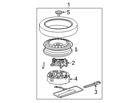 2014 Chevy Malibu Jack & Components Diagram