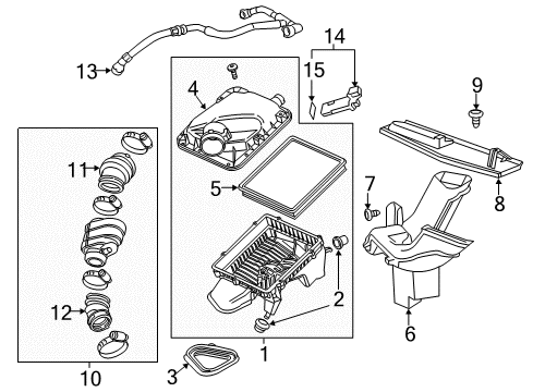 2014 Chevy Malibu Air Intake Diagram