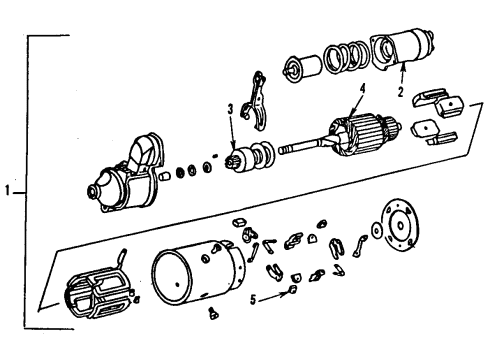 2004 GMC Safari Starter Diagram