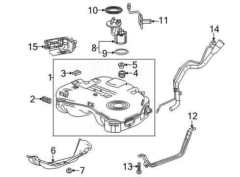 2018 Chevy Equinox Fuel System Components Diagram