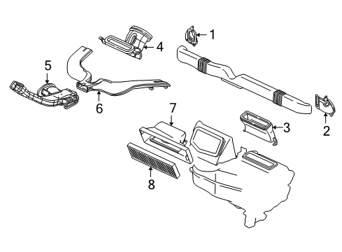 2005 Saturn Vue Blower Motor & Fan Diagram
