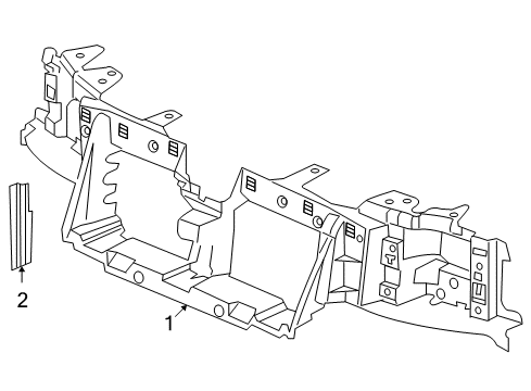 2005 Buick Rainier Front Panel Diagram