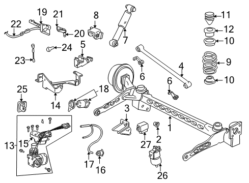 1997 Chevy Venture Rear Suspension Diagram