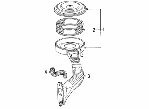 1992 GMC Sonoma Filters Diagram 2 - Thumbnail