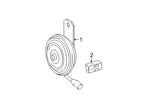2006 Cadillac Escalade ESV Horn Diagram
