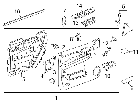 2014 GMC Sierra 3500 HD Heated Seats Diagram