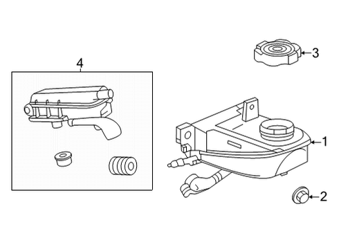 2023 Chevy Trailblazer Dash Panel Components Diagram