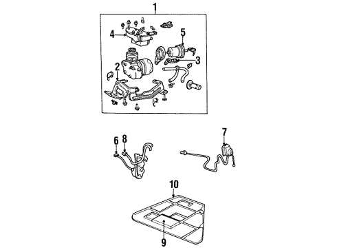 1997 Cadillac DeVille Ride Control Diagram