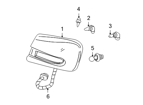2005 Chevy Trailblazer Bulbs Diagram