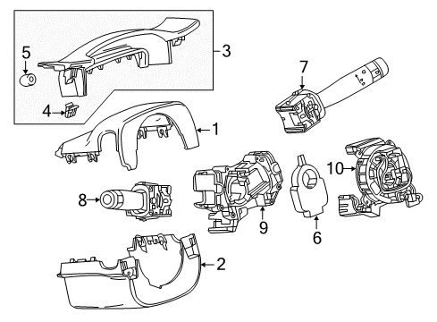 2013 Cadillac ATS Switches Diagram