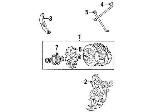 1993 GMC K3500 Alternator Diagram