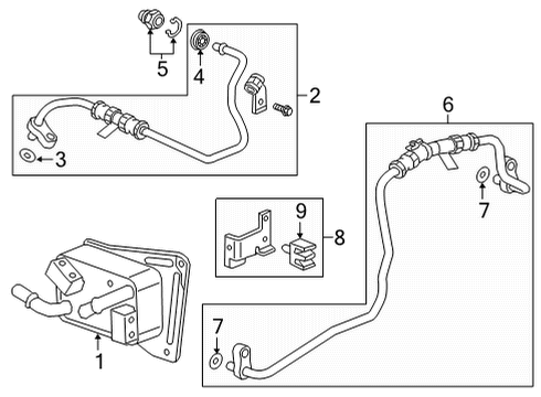 2022 Buick Envision Trans Oil Cooler Diagram